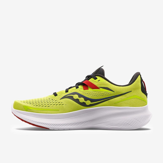 Sepatu Lari Saucony Ride 15 Acid Lime Spice S20729-25