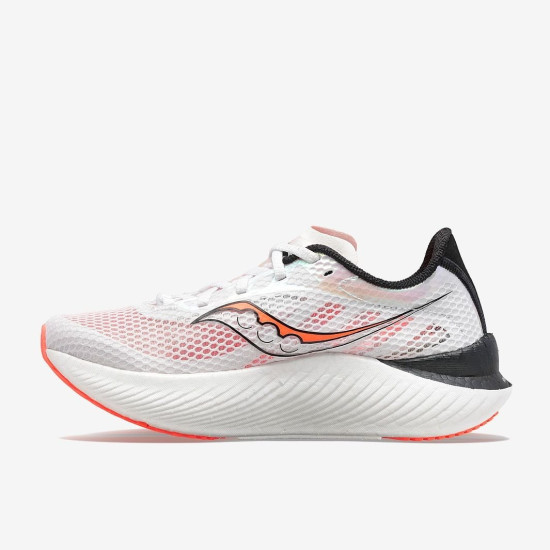 Sepatu Lari Saucony Endorphin Pro 3 White Blck Vizi S20755-85