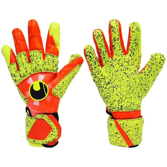 Sarung Tangan Kiper Uhlsport Dynamic Impulse Supergrip Reflex Dynamic Orange Fluo 101113701