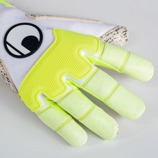 Sarung Tangan Kiper Uhlsport Pure Alliance Supergrip+ Reflex White Fluo 101116301