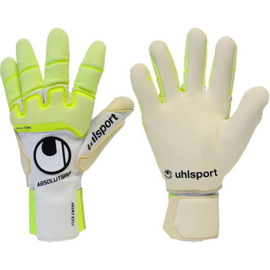 Sarung Tangan Kiper Uhlsport Pure Alliance Absolutgrip Reflex White Fluo 101116601