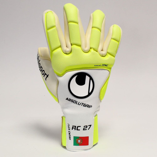 Sarung Tangan Kiper Uhlsport Pure Alliance Absolutgrip Reflex White Fluo 101116601