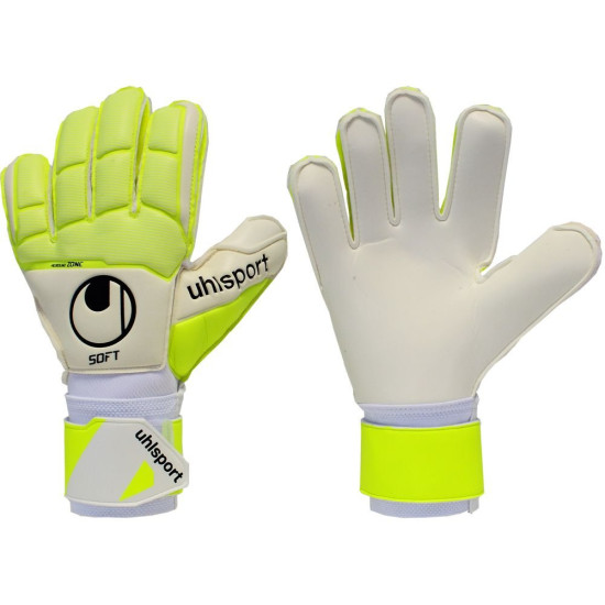 Sarung Tangan Kiper Uhlsport Pure Alliance Soft Flex Frame White Fluo 101117101