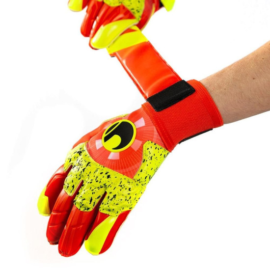 Sarung Tangan Kiper Uhlsport Dynamic Impulse Supergrip 360 Areola #282 Dynamic Orange Fluo 1011182012020