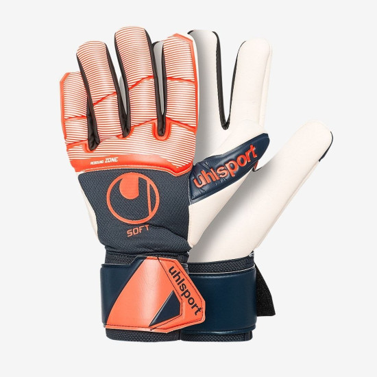 Sarung Tangan Kiper Uhlsport Soft HN Comp Navy Fluo Orange White 101122001