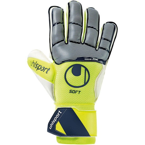 Sarung Tangan Kiper Uhlsport Soft Advanced Fluo Yellow 101122101