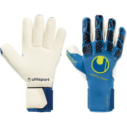 Sarung Tangan Kiper Uhlsport Hyperact Absolutgrip Finger Surround Night Blue Fluo Yellow 101123401