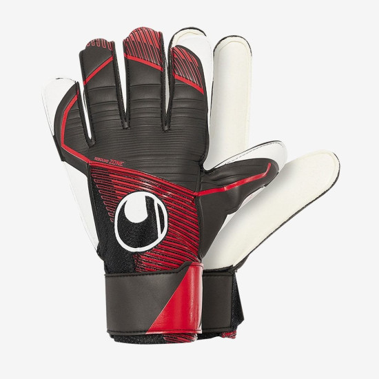 Sarung Tangan Kiper Uhlsport Powerline starter Soft Black Red White 101131201