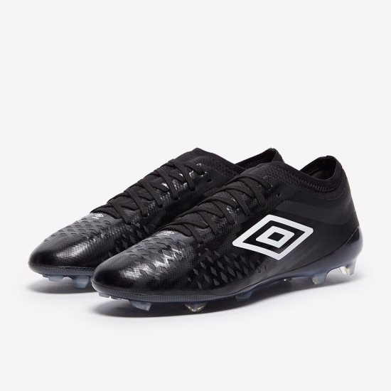 Sepatu Bola Umbro Velocita IV Pro FG Black White 81388U-090