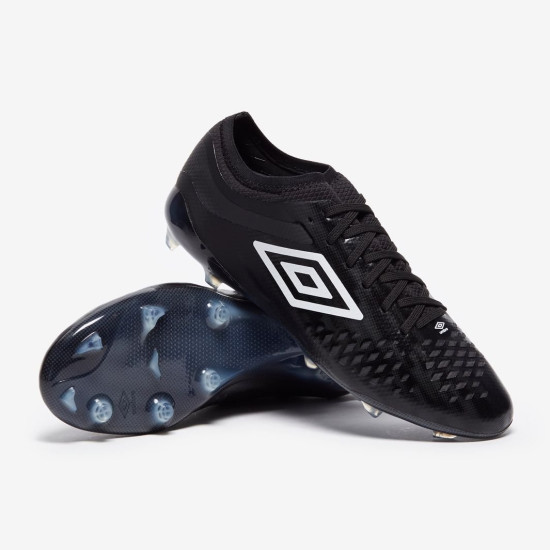 Sepatu Bola Umbro Velocita IV Pro FG Black White 81388U-090