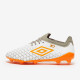 Sepatu Bola Umbro Velocita VI Pro FG White Carrot Gray 81588U-JM9