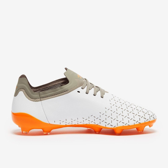 Sepatu Bola Umbro Velocita VI Pro FG White Carrot Gray 81588U-JM9