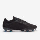 Sepatu Bola Umbro Velocita VI Pro FG Black White Cyan Blue 81682U-SWH