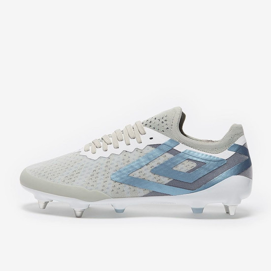 Sepatu Bola Umbro Velocita VI Pro SG White Goblin Blue Sarasso Sea Angels Falls 81683U-KE5