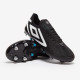 Sepatu Bola Umbro Velocita VI Pro SG Black White Cyan Blue 81683U-SWH