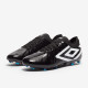 Sepatu Bola Umbro Velocita VI Premier FG Black White Cyan Blue 81685U-SWH