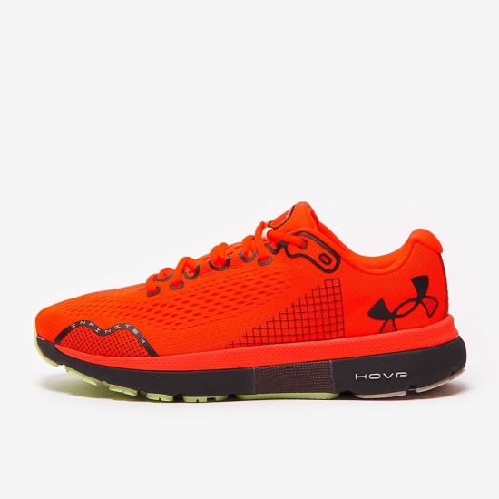 Sepatu Lari Under Armour HOVR Infinite 4 Bolt Red Black Black 3024897-601