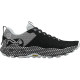 Sepatu Lari Under Armour HOVR Dark Sky Trail Black Halo Grey 3025852-001-6