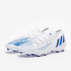 Sepatu Bola Adidas Predator Edge.3 Low FG White Hi Res Blue White GW2279