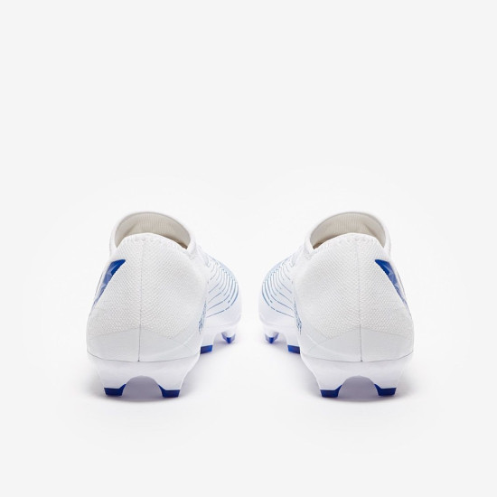 Sepatu Bola Adidas Predator Edge.3 Low FG White Hi Res Blue White GW2279