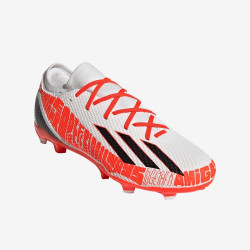 Sepatu Bola Adidas X Speedportal Messi.3 FG White Core Black Solar Red GW8390